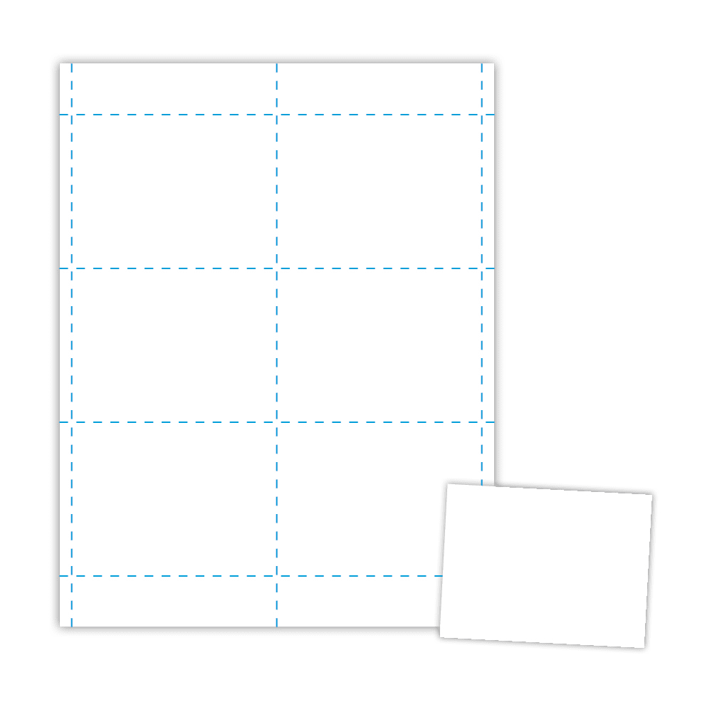 Blanks/USA 4" x 3" Digital Name Tag White 600/Pack (LNT1X96WH)