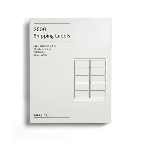Staples Baseline Shipping Labels BL58261 ( Pack of 5)