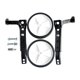 thumbnail image 1 of Ruedas de entrenamiento para bicicleta infantil con estabilizadores ajustables y soporte de 5,12" de diámetro. Negro, 1 of 9