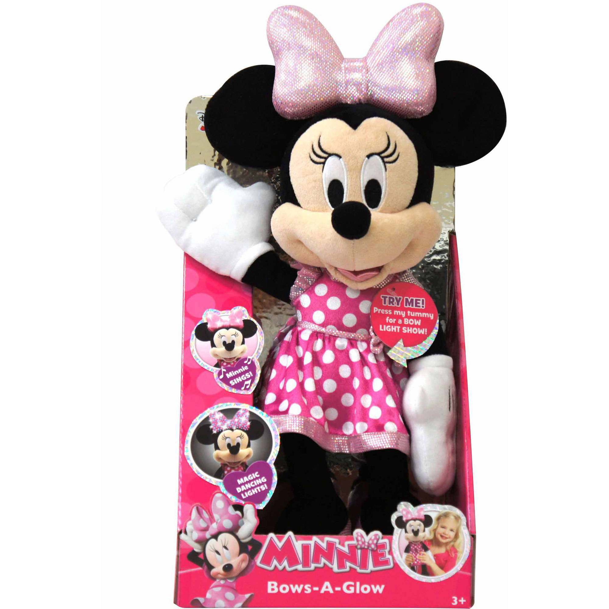 Disney Bows-A-Glow Minnie Mouse - Walmart.com