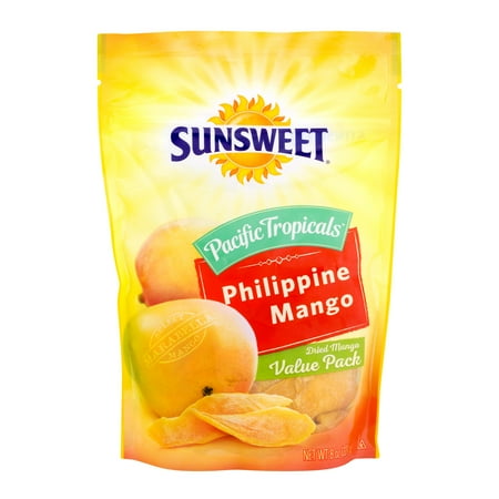 Sunsweet Pacific Tropicals Philippine Dried Mango Value Pack, 8 Oz.
