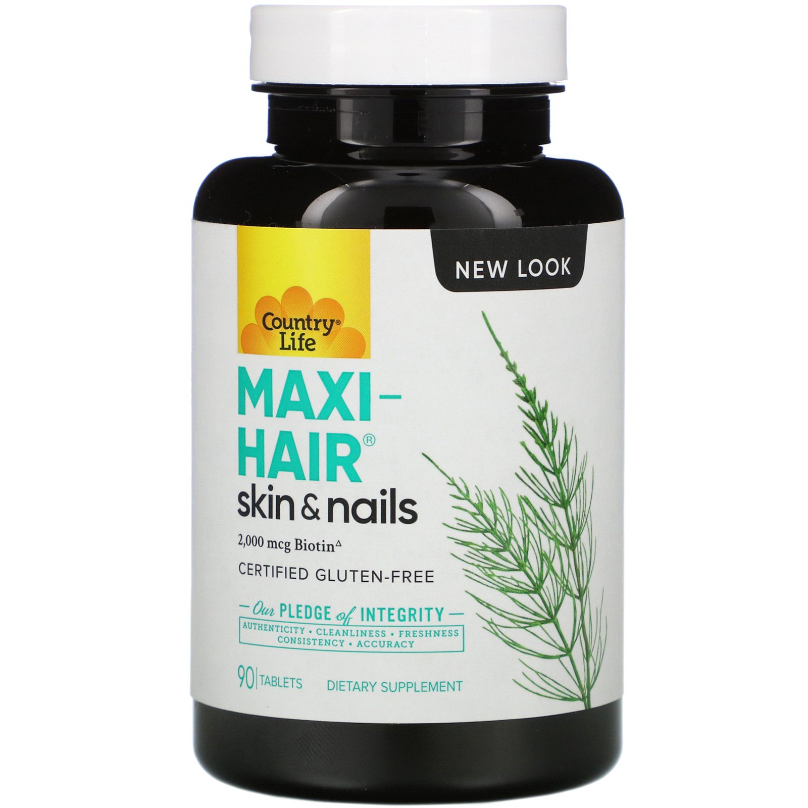 Country Life MaxiHair, Skin & Nails, 90 Tablets Walmart