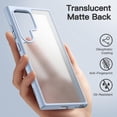 thumbnail image 4 of JETech Matte Case for Samsung Galaxy S24 Ultra 5G, Frosted Translucent Back Protective Slim Phone Cover, Anti-Fingerprints (Titanium Blue), 4 of 6