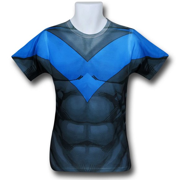 T-Shirt de Costume Sublimé Nightwing-2Xlarge