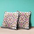 thumbnail image 3 of Paisley Pattern Square Indoor/Outdoor Pillow in Light Pink Purple Green 28x28, 3 of 5