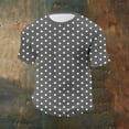 thumbnail image 3 of ibuvkizy Summer Mens T-Shirts Crew Neck Short Sleeve Casual Tops Loose Elastic Workout Khaki,2XL, 3 of 7