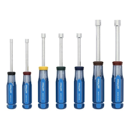 

Channellock ND-7A 7 Piece SAE Acetate Handle Hollow Shaft Nut Driver Set
