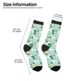 thumbnail image 2 of Kdxio Horse And Flower Print Children's Socks for Daily Wear and Sports Use Colorblock Mid-Calf Design Breathable Material, 2 of 5