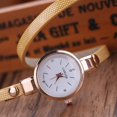 thumbnail image 2 of Reloj de cuarzo con banda envuelta estrecha de cuero PU de moda Reloj femenino con diamantes de imitación (Beige), 2 of 3