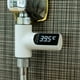 thumbnail image 3 of Medidor de temperatura del agua LED, grifo electrónico, termómetro giratorio para ducha de baño de bebé, 360 grados, Color chapado de primera generación, 5 ℃-85 ℃, 3 of 9