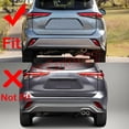 thumbnail image 2 of 20-22 for Toyota Highlander Chrome Rear Bumper Lip Molding Protector Cover Trim, 2 of 4