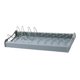 thumbnail image 3 of Soporte para platos de cena, organizador de platos para ensalada/postre, organizador de platos que ahorra espacio, estante de secado de platos para Combinación gris, 3 of 8