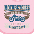 thumbnail image 4 of Inktastic Motorcycles Are for Life Biker Boys or Girls Baby Bib, 4 of 4