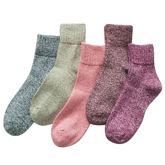Women Warm Super Soft Plush Slipper Sock Winter Fluffy Medium Length Socks Casual Home Sleeping Fuzzy Cozy Sock