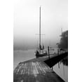 thumbnail image 2 of Tammy Putman 11x14 White Modern Wood Framed Wall Art Titled - Docked I, 2 of 5
