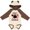 Natural & Brown w Ears, variant on Inktastic Valentine's Day Mimi's Lovebug Boys or Girls Long Sleeve Baby Bodysuit