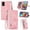 Pink, variant on Wallet Multi Card Slot Flip Zipper Leather Case For Samsung Galaxy A71 A51 A41 A31 A31S A21 A21S A11 A70 A70S A50 A50S A40 A30 A30S A20 A10 Leather Phone case