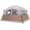 Khaki-10 ft x 9ft x 78 inch, variant on Tents 6 Person Waterproof Windproof Easy Setup Double Layer Family Camping Tent With 1 Mesh Door & 5 Large Windows -10'x9'x78in(h)
