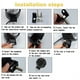 thumbnail image 5 of Par de luces antiniebla LED redondas de 3 pulgadas, tipo Angel Eyes, DRL, 6000 K, 20 W, 8000 lm, 10-80 V CC, LED blanco, para SUV, motocicletas, IP68, impermeables, con soportes de montaje ajustables., 5 of 5