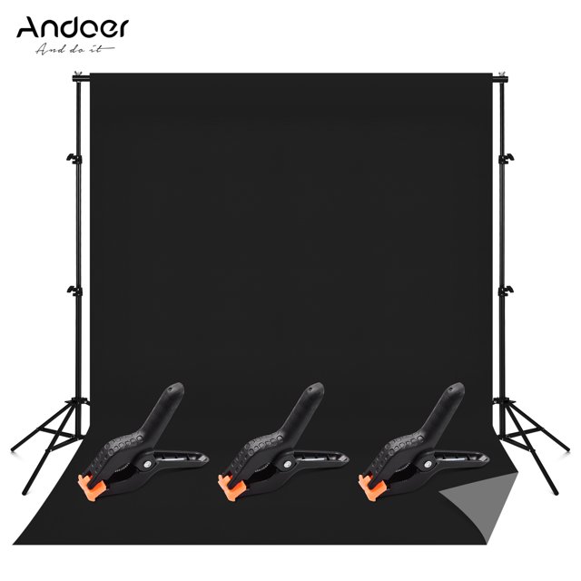 Kit de fondo de fotografía de estudio profesional con 6.6 * 10 pies