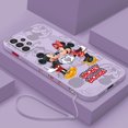 thumbnail image 1 of Disney-funda de Mickey Mouse para móvil, carcasa líquida de cuerda izquierda para Samsung A73, A72, A54, A53, A52, A42, A34, A33, A32, A23, A22, A14, A13, A12 Fivean unisex, 1 of 2