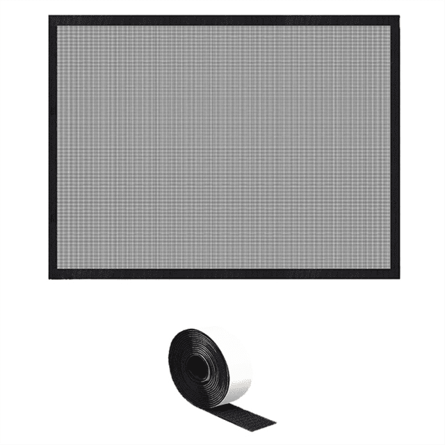 Pantalla de chimenea, puerta de malla segura para pantalla de chimenea, cortina de malla para chimenea, para prevenir bebés y mascotas 73 x 100 cm