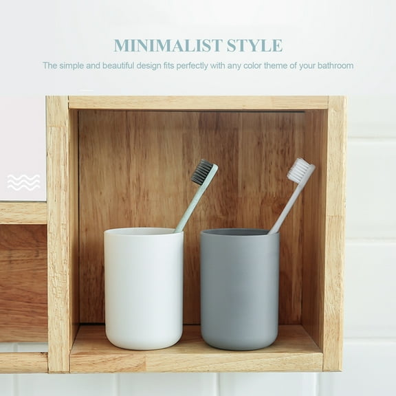 Toothbrush Cup,Toothbrush Cup Countertop Stand Cup Toothbrush Toothbrush Makeup Cup Toothbrush Toothbrush Brush Countertop Stand Adben 300ml Cup 300ml Cup Makeup Dentifricio Per Spazzolino