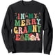 thumbnail image 1 of In My Merry Granny Era Christmas Retro Groovy Sudadera, 1 of 5
