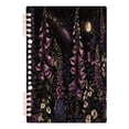 thumbnail image 7 of FORMRS 1-Subject Spiral Notebook 8" x 5" College Ruled 60 Refillable Sheet A5 Hard Cover, Dark Gothic Floral, 7 of 7