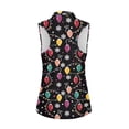 thumbnail image 6 of Yuyamidu Colorful Lights Sleeveless Golf Shirts for Women Snowflake Women Sleeveless Golf Tanks Tops Christmas Athletic Tennis Shirts Size M, 6 of 8