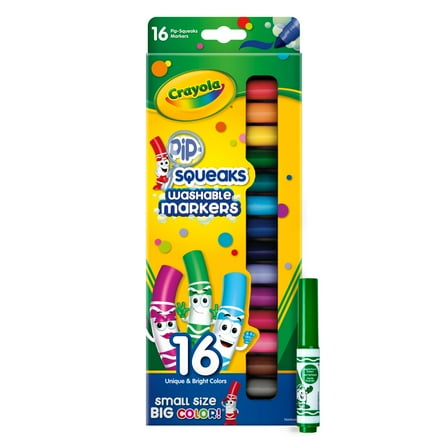 Crayola Pip-Squeaks Marker Set, 16-Colors