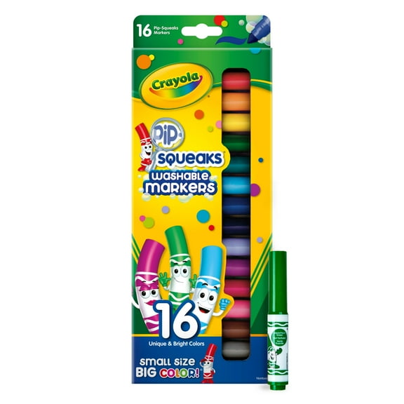 Crayola Pip-Squeaks Marker Set, 16-Colors