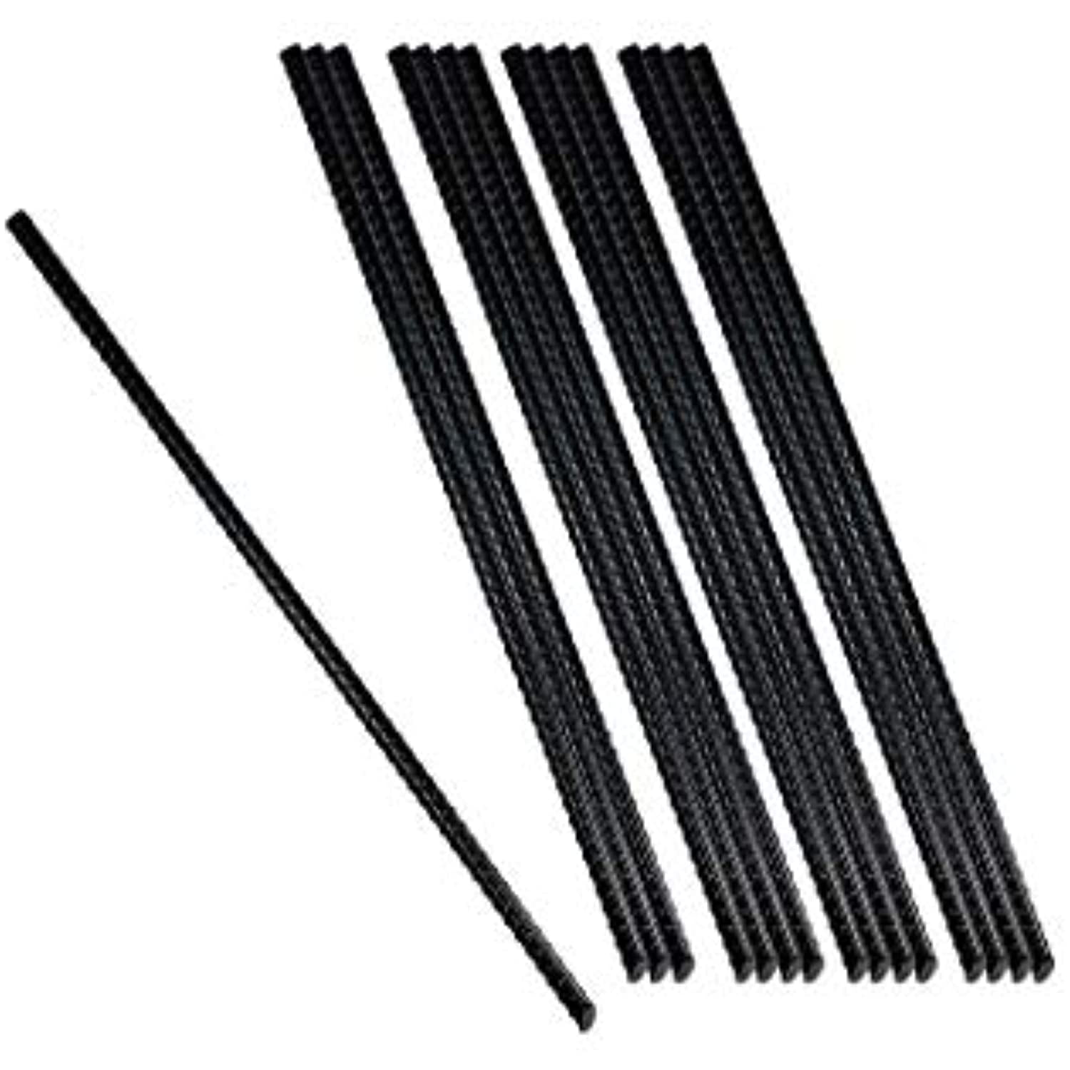 Urbalabs 15" Metal Rebar Garden Straight Camping Stakes (16pcs) Heavy