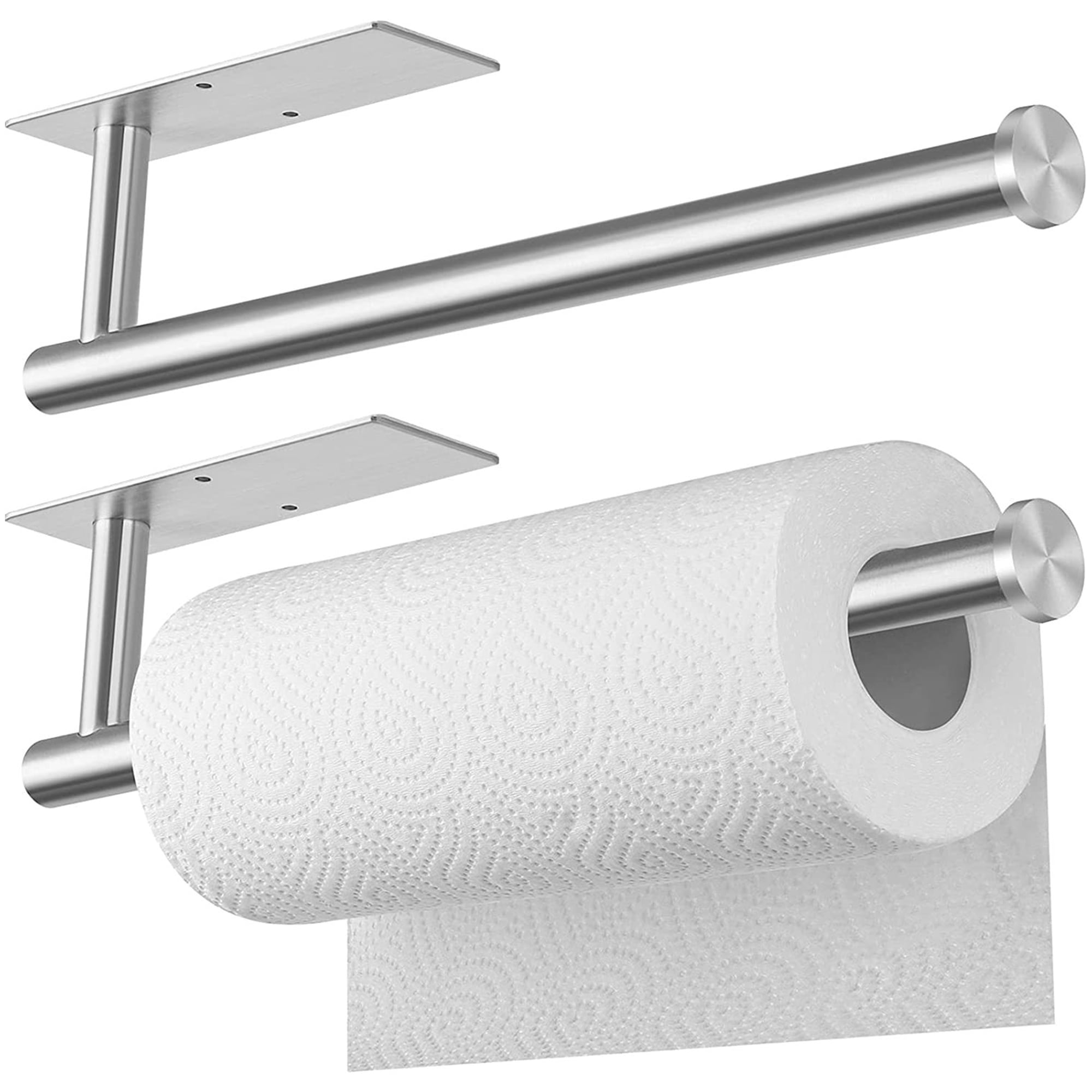 FLONOZZ SelfAdhesive Paper Towel Holder,Kitchen Roll Holder Under