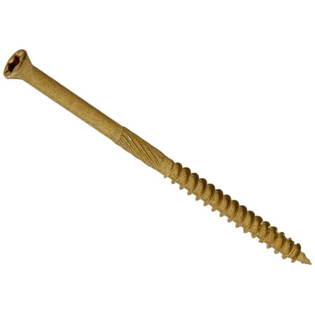 Screw Products, Inc. THBTX-09300-1 Bronze Star Exterior Trim Head Star Drive Wood Screws, Bronze Star Exterior CoatingWalmartpatible with pressure treated lumber.., By Screw Products (Best Screws For Pressure Treated Wood)