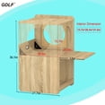 thumbnail image 5 of Cat Feeding Station for Water Fountain & Food, Cat Feeding Table with Spill-Proof Mat, 5 of 7