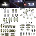 thumbnail image 3 of Actualizado 42pcs/28/23/14/13pcs/Set Interior Del Coche Blanco Combo LED Mapa Cúpula Puerta Maletero Luz De La Placa De Matrícula T10 Bombillas Kit De, 3 of 4