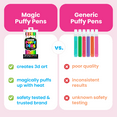 thumbnail image 5 of OOLY Magic Puffy Pens, 6 Neon Puffy Popcorn Drawing Pens for Kids with Sketchbook, 5 of 8