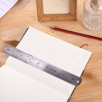 kkbbma under $5 Stainless Steel Metal Ruler for Home Improvement, Planner Accessories, Drafting Tools, Architecture Supplies