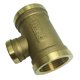 thumbnail image 4 of Rosca en T Adaptador de conector de latón completo Accesorios de tubería Piezas Adaptador de plomería DN15 x DN25 Cola Adaptador de rosca de latón de 3 vías, 4 of 8