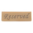thumbnail image 1 of Reservation Sign Antique Bronze Stainless Steel English Reserved Seat Sign Notice Board, 1 of 5