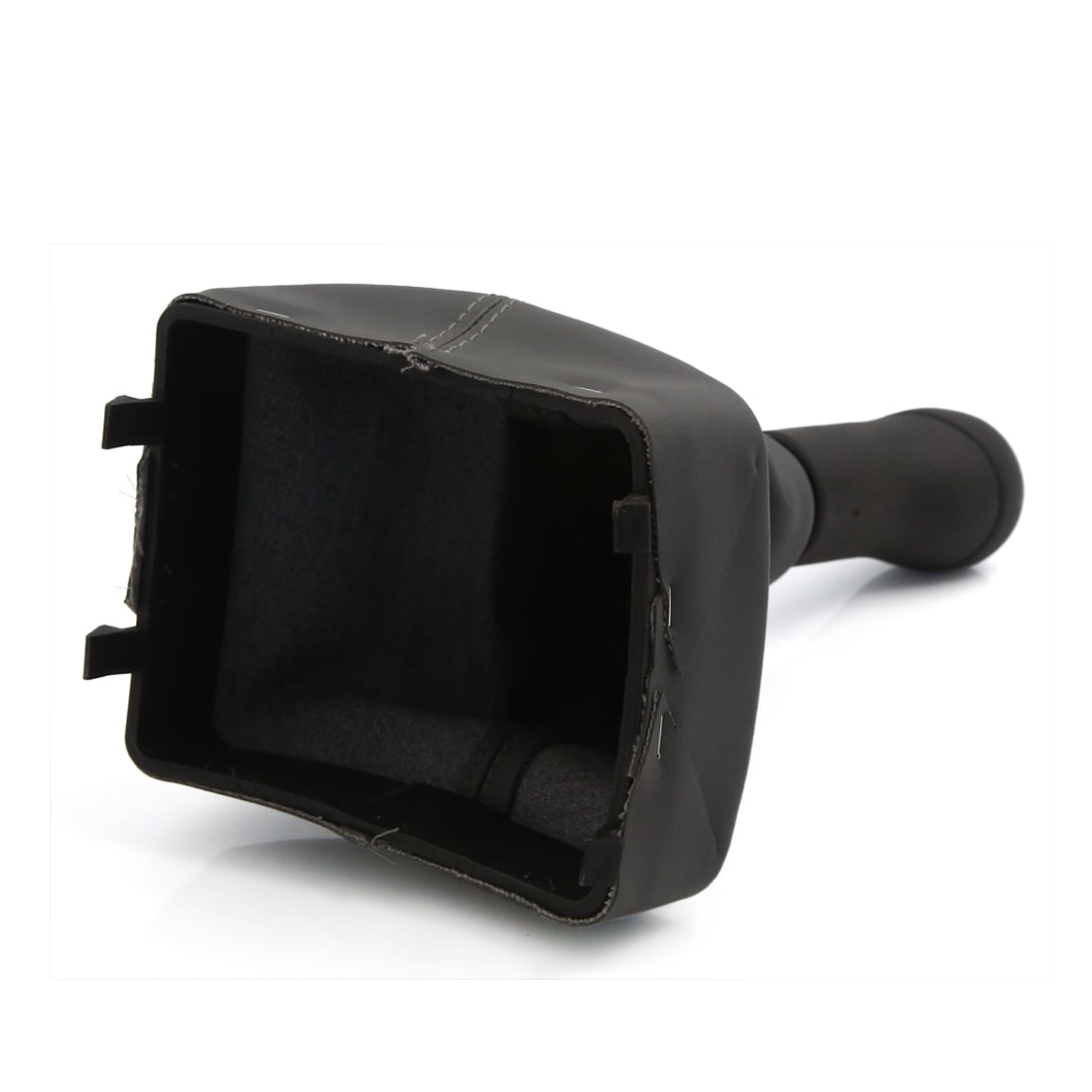 Unique Bargains Black Gray 5 Speed Car Gear Transmission Shift Knob Lever Cover for VW Polo