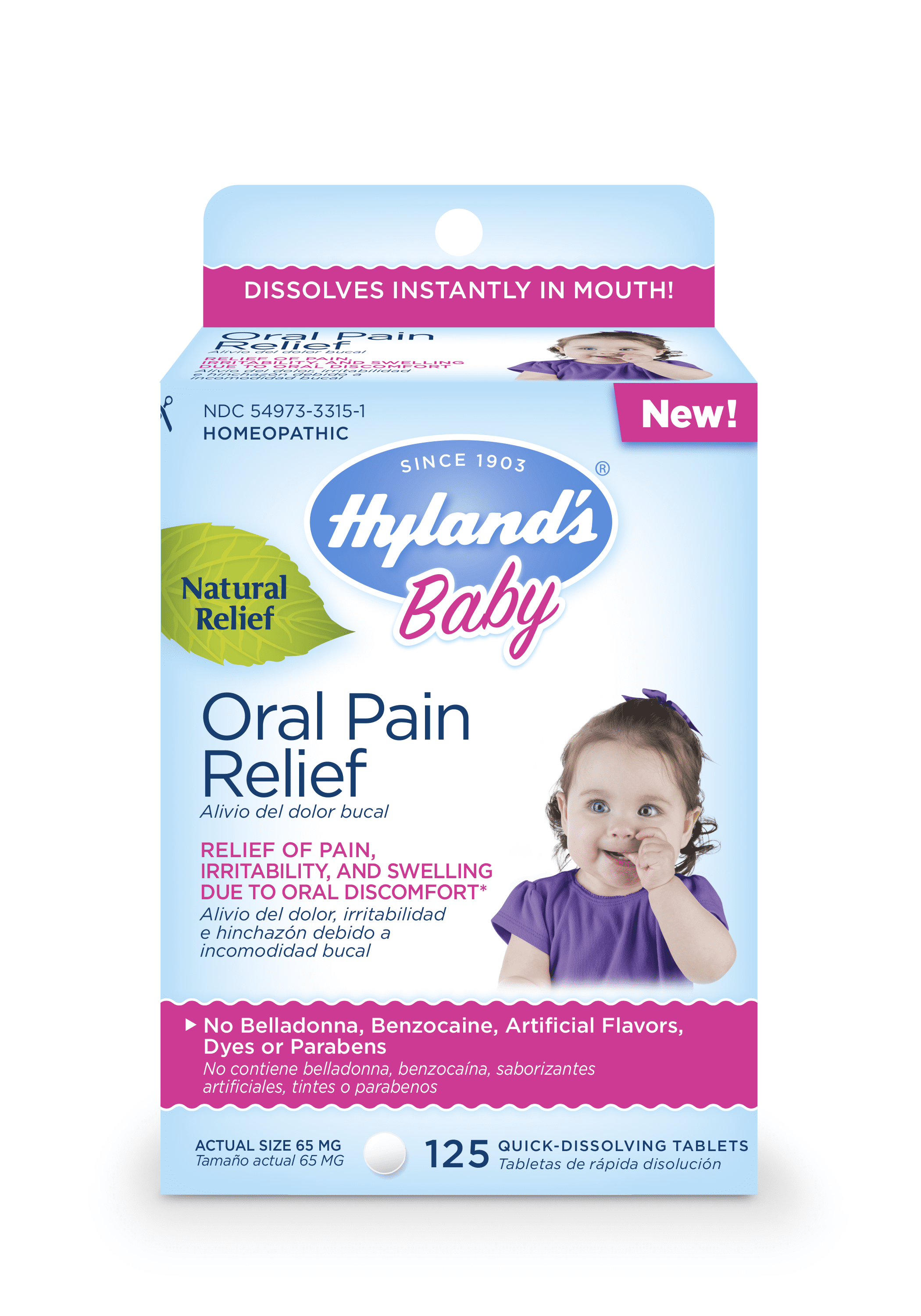 Hyland S Baby Pain Relief 125 Tablets Com