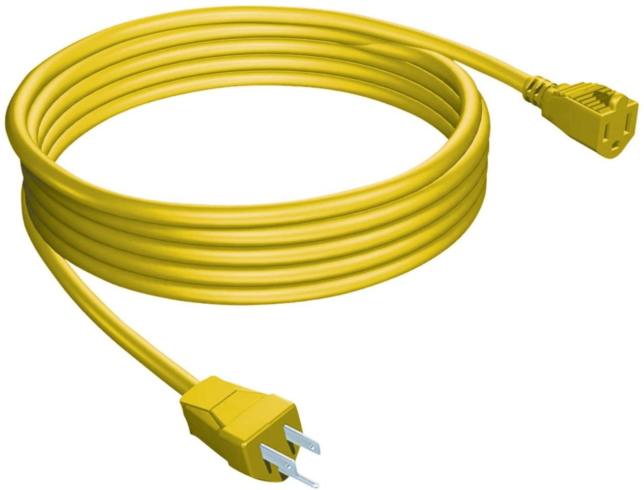 STANLEY 33257 Grounded Outdoor Extension Power Cord, 25Feet, Yellow