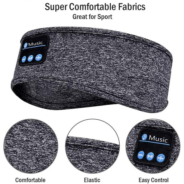 Sleep Headphones Bluetooth Headbands, Wireless Soft Sleeping Headphone with Ultra Thin Speakers