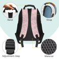 thumbnail image 4 of Pzuqiu Book Axolotl 17 Inch Custom Backpack with Name School Backpack for Kids Girls Shoulder Bookbags Personalized Schoolbag with Adjustable Shoulder Strap for Age 6-18, 4 of 7