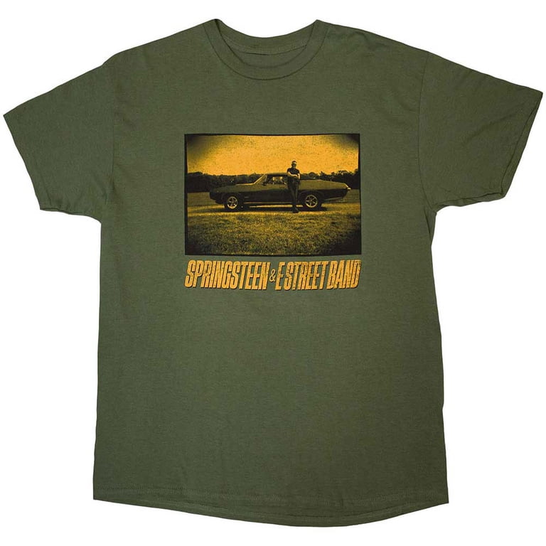Bruce Springsteen Unisex T-Shirt: Tour '23 Sepia Car (Back Print