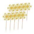 thumbnail image 6 of 20pcs Golden Snowflake Party Decorated Cake Insert Christmas Cupcake Toppers Glitter Paper Cake Decorating Toppers Birthday Party Favors, 6 of 7