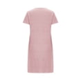 thumbnail image 6 of HomeGardon Women's Sleepwear Nightgowns for Women,Fashion Print Medium Length Dress Oversized Short Nightgown Fashion Chest Print Short Sleeve Nightdress,S-XXL, 6 of 6
