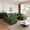 Green, variant on 95" Cloud Sectional Sofa with Ottoman, U-Shaped Corduroy Deep Seat Couch, No Assembly for Living Room, Green